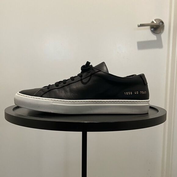 Common Projects - Achilles Low Size EU 40 / US 7 - White Sole, Black - Picture 4 of 9